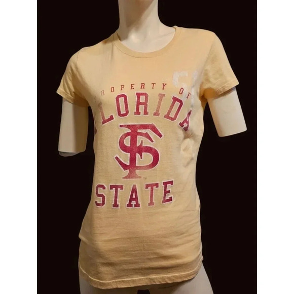 Florida State Seminoles FSU Junior Size Large OKI Wear  V Neck Tee - Picture 1 of 6